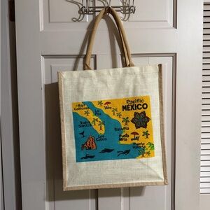 Pacific Mexico Souvenir Canvas Tote Bag